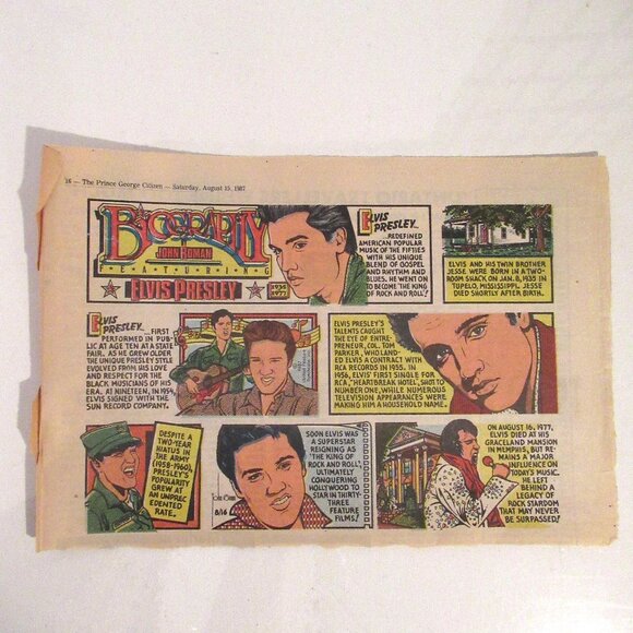 Elvis Presley, Collectible lot, Cards, Comicstrip, DL, Postcard/Stamp, Vintage - Picture 2 of 10